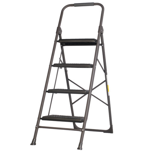 WFX Utility™ Pewamo 4 Step Steel Lightweight Folding Step Ladder & Reviews Wayfair Canada